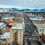 Downtown Bozeman, Montana is great place to visit any time of the year.
