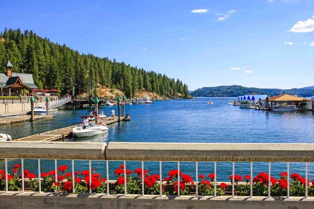 Visit Lake Coeur d'Alene harbor with a trip on Jefferson Lines