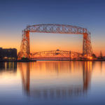 Visit the Duluth Lift Bridge by taking a Jefferson Lines bus to Duluth, Minnesota