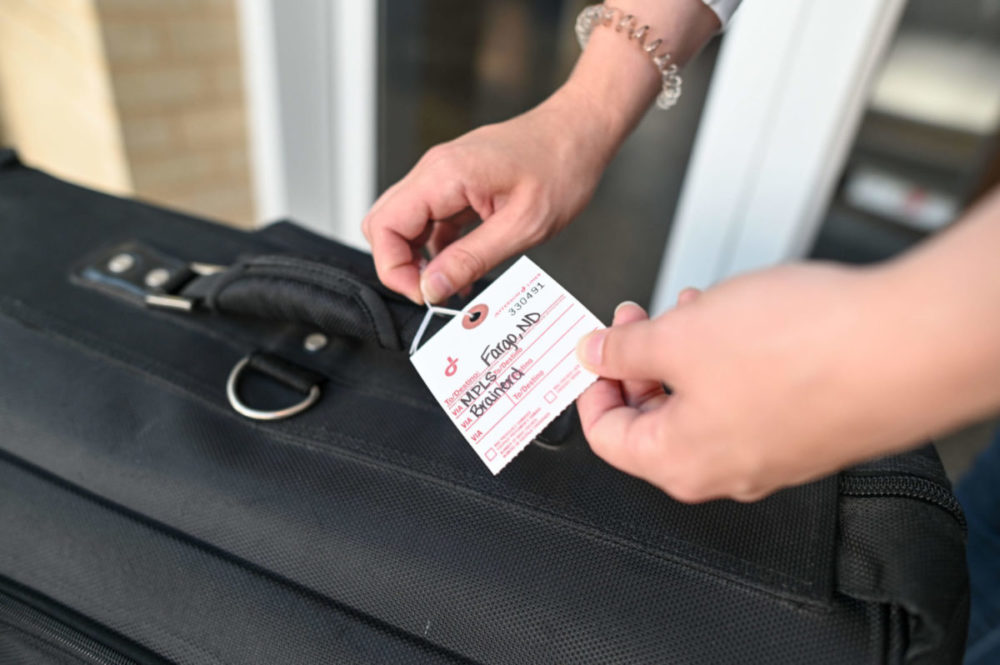 Self-Serve Luggage Tag