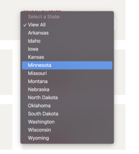 List of destinations