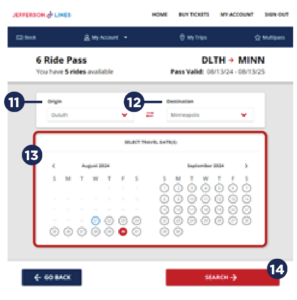Jefferson Lines Multipass