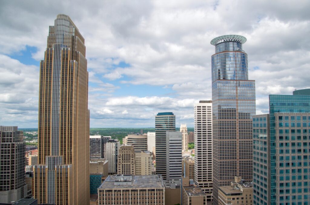 Downtown Minneapolis Skyline.